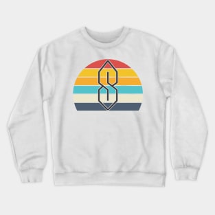 90s Colorful Cool S, Pointy S or Universal S 90s Kids School Meme Crewneck Sweatshirt